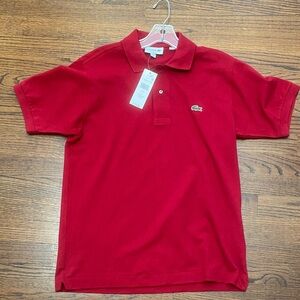 NWT Men’s Lacoste Classic Fit Polo Shirt Size Small/3 Bordeaux Rec